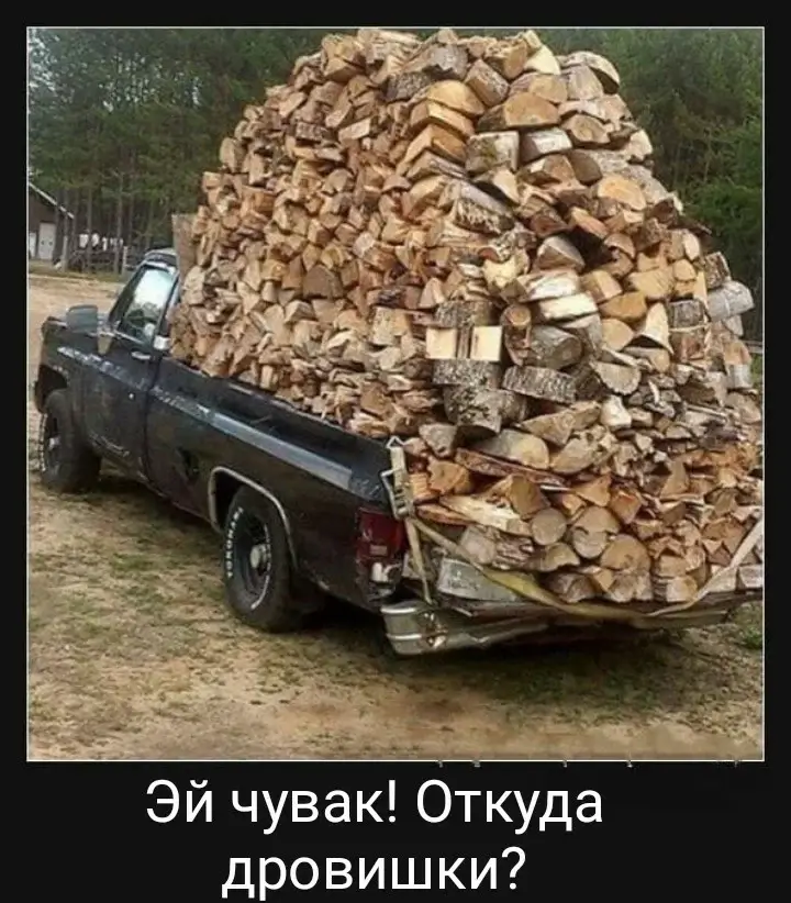 Эй чувак! Откуда дровишки?