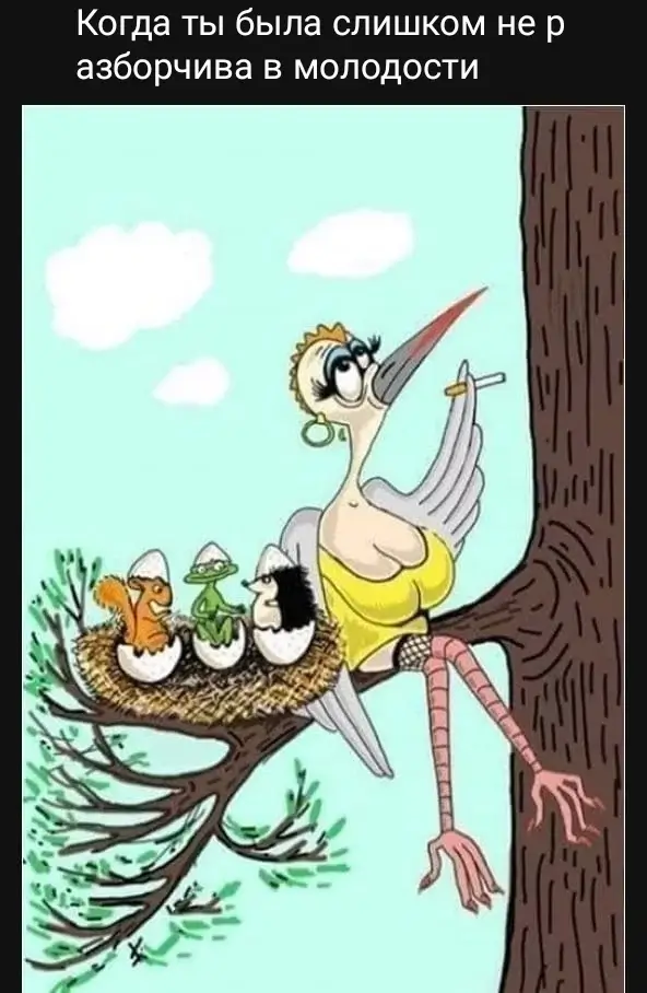 Когда ты была слишком не разборчива в молодости