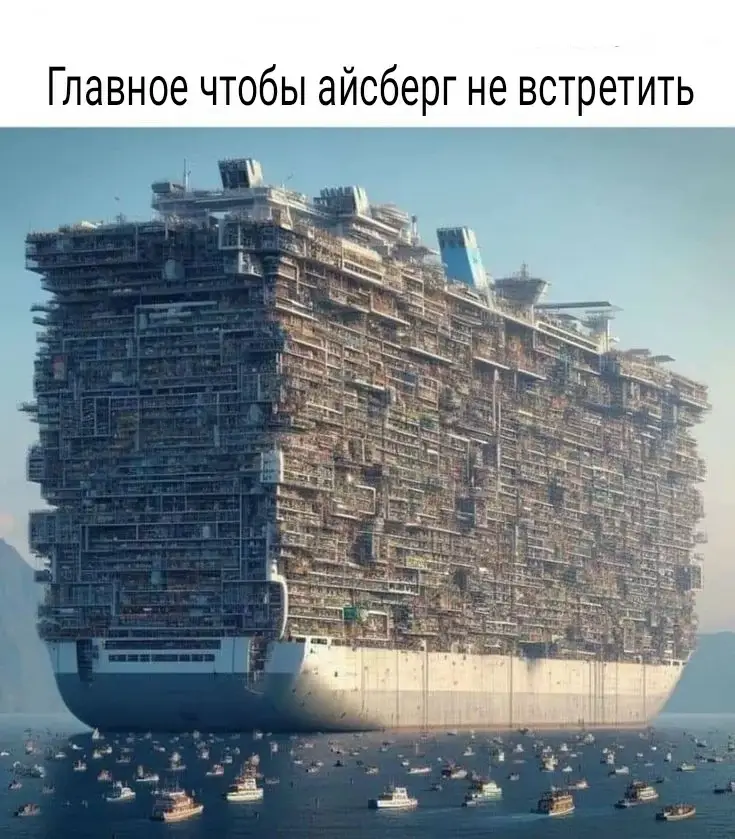 Главное чтобы айсберг не встретить