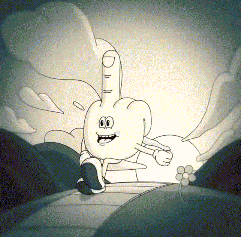Кого встречу, покажу средний палец